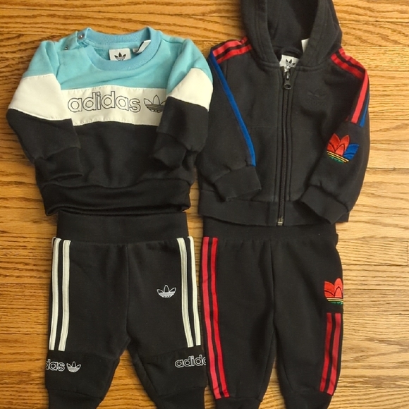Adidas Infant 3-6 Month Tracksuit Set (2)